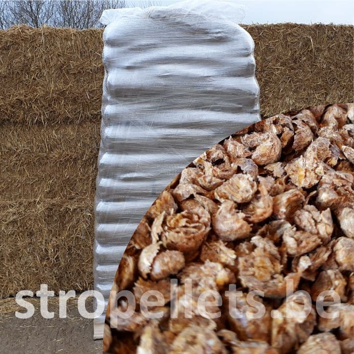 pellets de paille broyés 80x12 kg